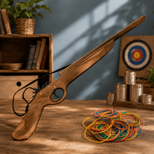 Musket Rifle Gun Wooden Rubber Band Toy Classic Timber Toy - KustomboxToys & GamesKustombox2 x Musket Rifle Gun