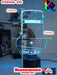 NED KELLY HELMET SUCH IS LIFE 3D LED Night Light Lamp - KustomboxNight Lights & Ambient LightingKustomboxStandard Size