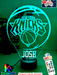 New York Knicks Basketball Team 3d LED Night Light Lamp - KustomboxNight Lights & Ambient LightingKustomboxStandard Size - No Name