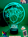 New York Knicks Basketball Team 3d LED Night Light Lamp - KustomboxNight Lights & Ambient LightingKustomboxStandard Size - No Name