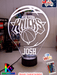 New York Knicks Basketball Team 3d LED Night Light Lamp - KustomboxNight Lights & Ambient LightingKustomboxStandard Size - No Name