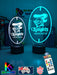 Newcastle Knights Rugby League Club 3D LED Night Light - KustomboxNight Lights & Ambient LightingKustomboxStandard Size