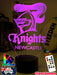 NEWCASTLE KNIGHTS Rugby League Football Club 3D LED Night Light - KustomboxNight Lights & Ambient LightingKustomboxStandard Size
