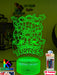 Ninja Turtles Personalised Name 3D LED Night Light Lamp - KustomboxNight Lights & Ambient LightingKustomboxStandard Size - No Name