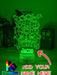 Ninja Turtles Personalised Name 3D LED Night Light Lamp - KustomboxNight Lights & Ambient LightingKustomboxStandard Size - No Name