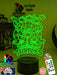 Ninja Turtles Personalised Name 3D LED Night Light Lamp - KustomboxNight Lights & Ambient LightingKustomboxStandard Size - No Name