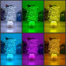 Ninja Turtles Personalised Name 3D LED Night Light Lamp - KustomboxNight Lights & Ambient LightingKustomboxStandard Size - No Name