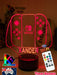 Nintendo Switch Personalised Name Gamer Controller 3d Led Night Light Lamp - KustomboxNight Lights & Ambient LightingKustombox215mm HighBlack Base