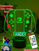 Nintendo Switch Personalised Name Gamer Controller 3d Led Night Light Lamp - KustomboxNight Lights & Ambient LightingKustombox215mm HighBlack Base