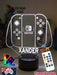 Nintendo Switch Personalised Name Gamer Controller 3d Led Night Light Lamp - KustomboxNight Lights & Ambient LightingKustombox215mm HighBlack Base