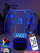 Nintendo Switch Personalised Name Gamer Controller 3d Led Night Light Lamp - KustomboxNight Lights & Ambient LightingKustombox215mm HighBlack Base