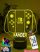 Nintendo Switch Personalised Name Gamer Controller 3d Led Night Light Lamp - KustomboxNight Lights & Ambient LightingKustombox215mm HighBlack Base