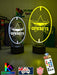 North Qld Cowboys Rugby League Club 3D LED Night Light - KustomboxNight Lights & Ambient LightingKustomboxStandard Size