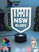 NSW Blues New Logo Banner Rugby League Football LED Night Light Room Lamp Mancave - KustomboxNight Lights & Ambient LightingKustomboxStandard Black Base