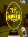 Nth Melbourne Kangaroos Australian Football Club 3D LED Night Light - KustomboxNight Lights & Ambient LightingKustomboxStandard Size