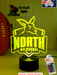 Nth Melbourne Kangaroos Football Club 3D LED Night Light - KustomboxNight Lights & Ambient LightingKustomboxStandard Size