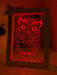 Owl on Tree Branch - Personalised Name Timber Frame USB 3D LED Night Light Lamp - KustomboxNight Lights & Ambient LightingKustomboxTimber Frame Light - $34.99