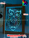 Owl on Tree Branch - Personalised Name Timber Frame USB 3D LED Night Light Lamp - KustomboxNight Lights & Ambient LightingKustomboxTimber Frame Light - $34.99