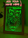 Owl on Tree Branch - Personalised Name Timber Frame USB 3D LED Night Light Lamp - KustomboxNight Lights & Ambient LightingKustomboxTimber Frame Light - $34.99