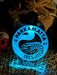 Parramatta eels Football Personalised Christmas Bauble 3D LED Light Decoration - KustomboxNight Lights & Ambient LightingKustomboxBauble - No Name
