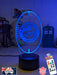 Parramatta Eels Rugby League Club 3D LED Night Light - KustomboxNight Lights & Ambient LightingKustomboxStandard Size
