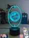 Parramatta Eels Rugby League Club 3D LED Night Light - KustomboxNight Lights & Ambient LightingKustomboxStandard Size