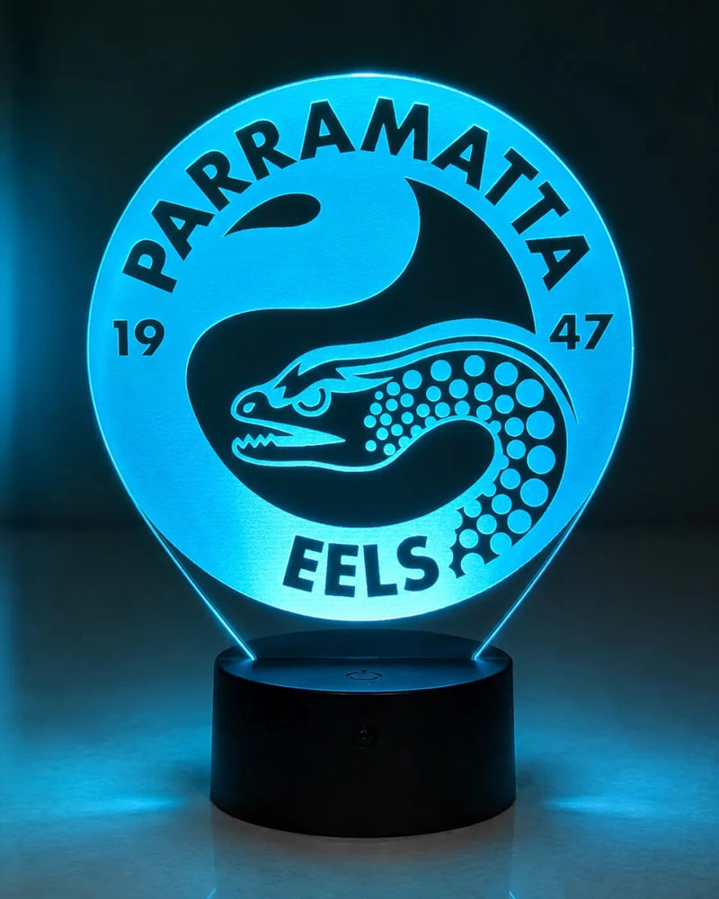 Parramatta EELS Rugby League Football Club 3D LED Night Light - KustomboxNight Lights & Ambient LightingKustomboxStandard Size
