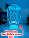 Paw Patrol Gang Personalised Name 3D LED Night Light Lamp - KustomboxNight Lights & Ambient LightingKustomboxStandard Size - No Name