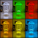 Paw Patrol Gang Personalised Name 3D LED Night Light Lamp - KustomboxNight Lights & Ambient LightingKustomboxStandard Size - No Name