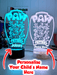 Paw Patrol Gang Personalised Name 3D LED Night Light Lamp - KustomboxNight Lights & Ambient LightingKustomboxStandard Size - No Name