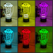 Paw Patrol Gang Personalised Name 3D LED Night Light Lamp - KustomboxNight Lights & Ambient LightingKustomboxStandard Size - No Name