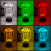 Paw Patrol Gang Personalised Name 3D LED Night Light Lamp - KustomboxNight Lights & Ambient LightingKustomboxStandard Size - No Name