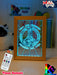 Peace Love Friendship Personalised Name Timber Frame USB 3D LED Night Light Lamp - KustomboxNight Lights & Ambient LightingKustomboxTimber Frame Light - $34.99