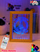 Peace Love Friendship Personalised Name Timber Frame USB 3D LED Night Light Lamp - KustomboxNight Lights & Ambient LightingKustomboxTimber Frame Light - $34.99