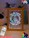 Peace Love Friendship Personalised Name Timber Frame USB 3D LED Night Light Lamp - KustomboxNight Lights & Ambient LightingKustomboxTimber Frame Light - $34.99
