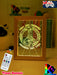 Peace Love Friendship Personalised Name Timber Frame USB 3D LED Night Light Lamp - KustomboxNight Lights & Ambient LightingKustomboxTimber Frame Light - $34.99