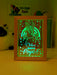 Pegasus Unicorn Pony Personalised Name Timber Frame USB 3D LED Night Light Lamp - KustomboxNight Lights & Ambient LightingKustomboxTimber Frame Light - $34.99