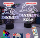 PENRITH PANTHERS Rugby League Football Club LED Night Light - KustomboxNight Lights & Ambient LightingKustomboxStandard Size