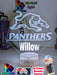 PENRITH PANTHERS Rugby League Football Club LED Night Light - KustomboxNight Lights & Ambient LightingKustomboxStandard Size