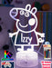 Peppa the Pig Personalised Name - 3D LED Night Light 7 Colours + Remote Control - KustomboxNight Lights & Ambient LightingKustomboxStandard
