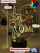 Personalised Fairy Tinker Bell 3D LED Night Light Lamp - KustomboxNight Lights & Ambient LightingKustomboxStandard Size - No NameWhite Crack Base