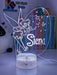 Personalised Fairy Tinker Bell 3D LED Night Light Lamp - KustomboxNight Lights & Ambient LightingKustomboxStandard Size - No NameWhite Crack Base