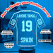 Personalised Football Soccer Jersey 3D LED Light Night 7 Colour Team Trophy Lamp - KustomboxNight Lights & Ambient LightingKustomboxStandard Size - Name Option