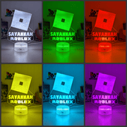 Personalised Name Gamer Roblox Light 3D LED Night Light Room Lamp - KustomboxNight Lights & Ambient LightingKustomboxStandard - No Name