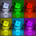 Personalised Name Gamer Roblox Light 3D LED Night Light Room Lamp - KustomboxNight Lights & Ambient LightingKustomboxStandard - No Name