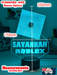 Personalised Name Gamer Roblox Light 3D LED Night Light Room Lamp - KustomboxNight Lights & Ambient LightingKustomboxStandard - No Name