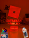 Personalised Name Gamer Roblox Light 3D LED Night Light Room Lamp - KustomboxNight Lights & Ambient LightingKustomboxStandard - No Name