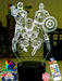 Personalised Name Iron, Spider Man, Captain America Super Hero 3D LED Night Light - KustomboxNight Lights & Ambient LightingKustomboxStandard Size