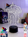 Personalised Name Light Hogwarts Castle 3D LED Night Light Lamp - KustomboxNight Lights & Ambient LightingKustomboxStandard Size