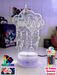 Personalised Name Light Hogwarts Castle 3D LED Night Light Lamp - KustomboxNight Lights & Ambient LightingKustomboxStandard Size